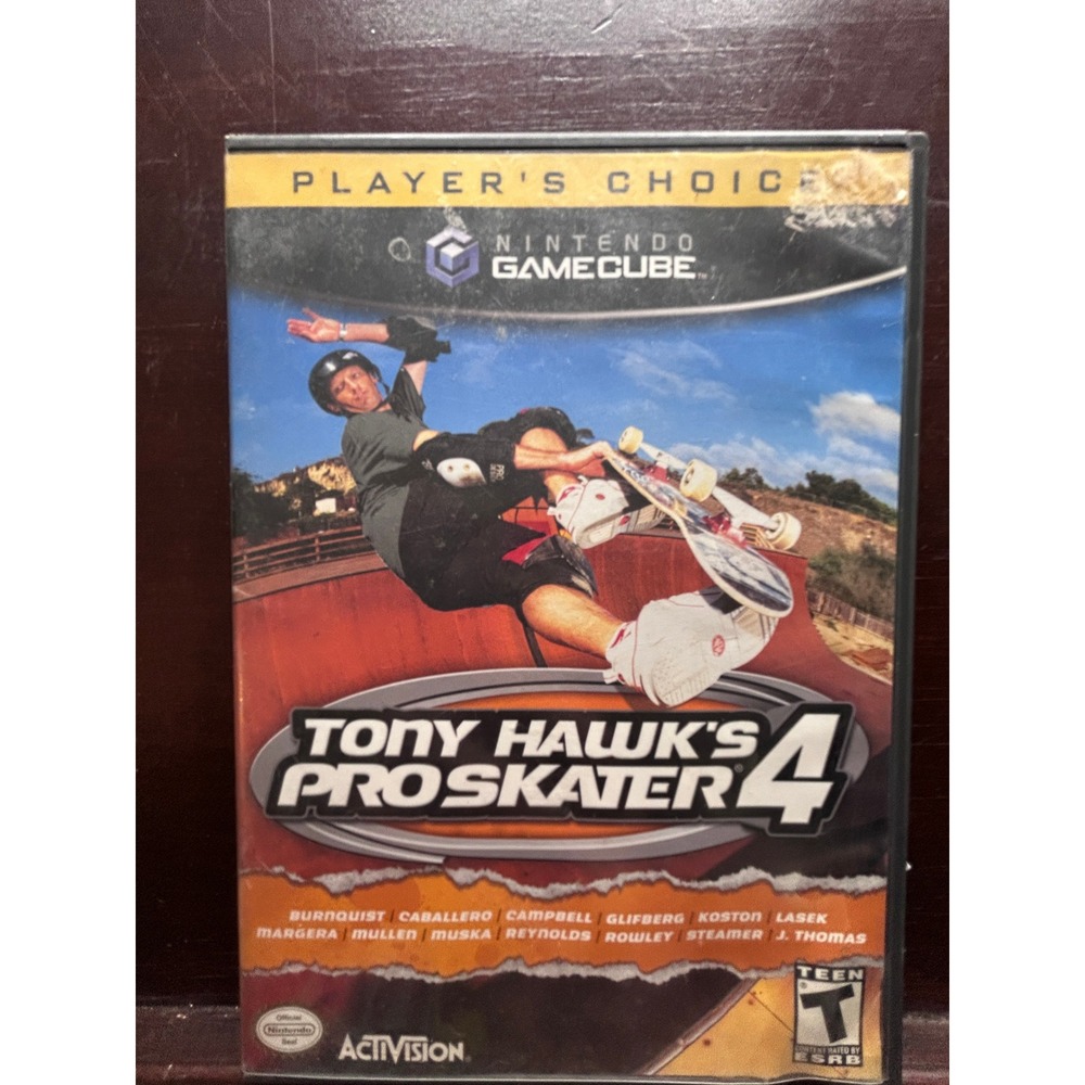 Tony Hawk's Pro Skater 4 Nintendo GameCube Player's Choice CIB Activision GC